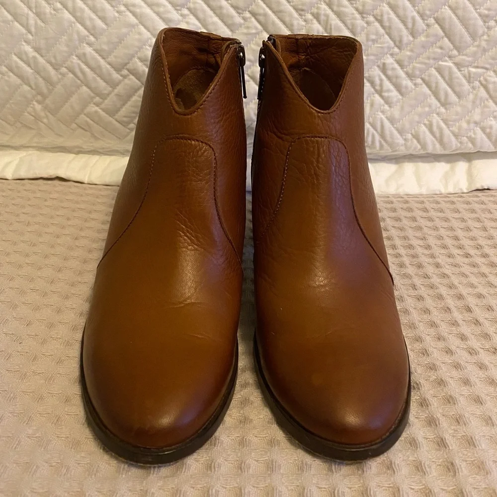 Frye Brown Leather Ankle Boots - Picture 2 of 13